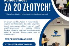 Terapia, porady, konsultacje za 20 złotych